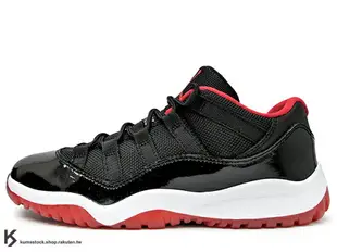 [20cm] 2015 詢問度極高 NIKE JORDAN 11 XI RETRO LOW BP PS BRED 小童鞋 童鞋 黑紅 亮皮 AJ 十一代 AIR (505835-012) !