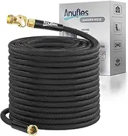 Garden Hose 50FT, Lightweight 3-Layer PVC Flexible Water Hose, No Kink, Leak-Resistant, High-Pressure with Metal Fittings, Durable for Outdoor, Gardening, Washing Cars, Easy to Store