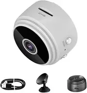 Hidden Camera Wireless, Mini Spy Magnetic1080P HD Camera for Home Security, APP Control Surveillance Camera Indoor Outdoor for Secret Cam with Night Vision (1Pcs*White)