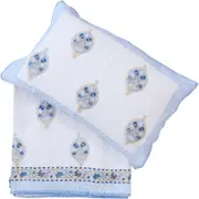 LVD Cotton Bedspread/Quilt w/2 Pillow Shams Set Bedding Decor 220x260cm Maya