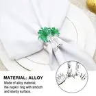 4pcs Napkin Holder Eye-catching Multi-purpose Coconut Tree Party Napkin Ring