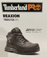 Timberland Pro Women's Reaxion Comp Toe WP Work Boot Black TB0A21QA001