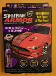 Shine Armor SHINE & PROTECT IN SECONDS - Waterless Car Wash + Microfiber Cloths