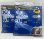 Foam Window Seal Tape M-D 3/8" W x 3/16" T x 17' L Gray Foam Window Tape 02253