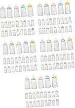 Luxshiny 5sets Bottle Ornaments Mini Plastic Toys Decorative Bottles for Parties 30pcs*5