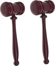 MOLUCKFU Lawyer Hammer for Table Judge Gavel Props Courtroom Mallet Made of Material Easy to Carry Great for Boys and Girls' Hand-Eye Coordination