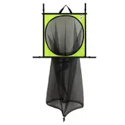 Soccer Goal Target Net 3 in 1 Soccer Top Bins and Ball Bag Portable Football ...