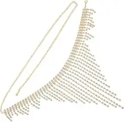 [CATIEBYE] Chic Waist Chain Jewelry Rhinestones Waist Belt for Women Match for Diy Bridal Set