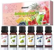 Refreshing Fruit Essentials Blends Fragrance Oil Set for Home Diffuser Refill Candles Slime Soap Making Car Scent DIY Peach/Pear/Pineapple/Green Apple/Blueberry/Watermelon Oil