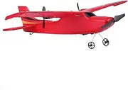 Outdoor RTF Ready to Fly RC Plane,2.4G ZC-Z50 Remote Control Plane Glider EPP Fixed Wing Remote Control Aircraft Model Toy Durable EPP Foam RC Aircraft (Red)