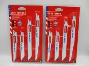(2) Craftsman 9Pc Bi-Metal Reciprocating Saw Blade Kits