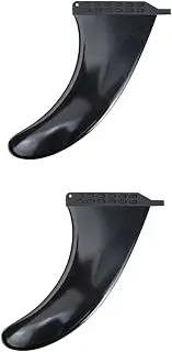 2pcs Innovative Streamlined Design Paddleboard Fin Portable Accessory Rubber Construction Improve Surfboard Performance