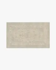90' x 150' | Machine Washable Runner Rug | Kid & Pet Friendly | Indoor Rug | Rowan Soft Grey & Ivory Flatwoven Rug | Ruggable