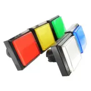 LED Arcade Buttons Square with Microswitch 51mm*51mm Push illuminated Machine A