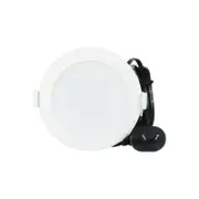 SAL Wave S9065TC-MP-S - 3/6/9W Downlight Tri Colour LED With Sensor - White - 92MM Hole