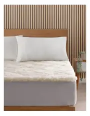 [Natural Home] All Season Wool Reversible Underlay in White