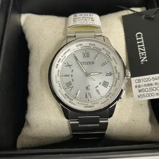 [正品★日本直送]CITIZEN 星辰 CB1020-54A xC EcoDrive 光動能 藍寶石玻璃 錶盤銀色 男錶