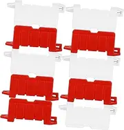 FELTECHELECTR 20pcs Mini Traffic Fences Road Sign Barricade Toy Traffic Fences Set Playset