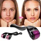 Derma Roller Titanium Micro Needle Growth Hair Beard RegenerationTool Skin-Careח