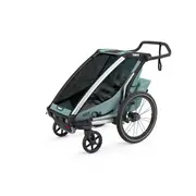 Thule Chariot Cross 1 Seat Child Trailer Aluminium/ Alaska