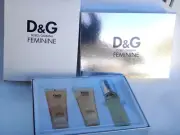 RARE Dolce & Gabbana FEMININE EDT Perfume 3.4oz 100ml + Set EAU DE TOILETTE D&G