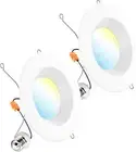 Sunco 5CCT Retrofit LED Recessed Lighting 6 Inch, 2700K/3000K/3500K/4000K/5000K