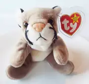 TY BEANIE BABIES BABY ORIGINAL CANYON THE COUGAR 98 PE RETIRED NO STAMP ERRORS