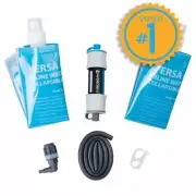 HydroBlu Versa Flow Light-Weight Water Filter Package w/ Bucket Adaptor, Pouches