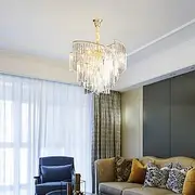 60 cm Unique Design Chandelier LED Crystal Luxury Modern Designer Art Lamp Living Room Restaurant 110-120V