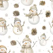 [Namly Design] Snowman Christmas Contact Paper