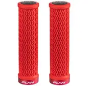 Funn Holeshot Lock-On MTB Grips Red