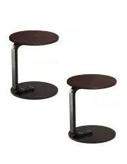 [SOGA] 2X Board Mini Side Table 50cm in Wood