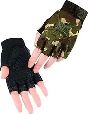 [Lagarto] Children Half Finger Fingerless Short Gloves Mitt Mitten for Cycling MTB Exercise Skate Skateboard Roller Skating