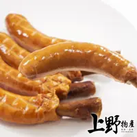 在飛比找momo購物網優惠-【上野物產】德國煙燻帶骨香腸/帶骨熱狗2包 共20支(750