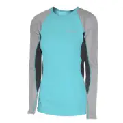ThermaTech Long Sleeve Ultra Baselayer Womens Aqua Thermal Top