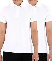 [GW CLASSY OUTFIT] GW ClassSYOUTFIT 2 x 4X (Boys Girls) Plain Polo Shirt (2 or 4 Pieces) T-Shirt Short Sleeve School Shirts Uniform PE Top Gym Tops