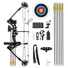 20-55lbs Compound Bow Arrow Set Archery Bow Hunting Target Shooting RH Fishing