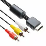 LOT 20X AV Video Audio RCA Composite Cable Cord for Sony Playstation PS1 PS2 PS3