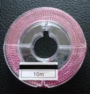 Beading cord 32 feet .6mm PINK braided nylon chinese knotting bead cord m020