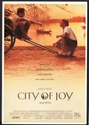 Modern MOVIE POSTER Postcard: CITY OF JOY (Patrick Swayze). Free UK p&p