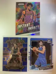 2023-24 Dereck Lively 3 Cards Prizm Instant Impact Silver Select Rated Rookie