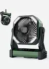 ⛺️Camping Fan with LED Lantern, Rechargeable Battery Operated Outdoor E1