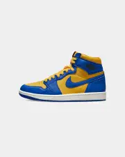 [JORDAN] Jordan Women's Air Jordan 1 Retro Hi Og Varsity Maize/game Royal-sail - Size 5 5 Varsity Maize/G