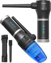 KOONIE 15000Mah Cordless Air Duster & Vacuum 2 in 1, Powerful 77000RPM/11000P...
