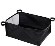 Stroller Bottom Basket: Mesh Stroller Storage, Table Chair Bottom Basket | Portable Stroller Storage, Tel Organizer, Black, Consulte la descripción, See description