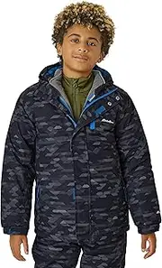 [Eddie Bauer] Kids' Ski Jacket - Waterproof 3 in 1 Insulated Coat with Removable Shell Jacket for Boys and Girls (3-16)