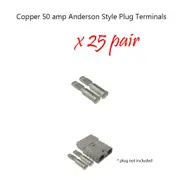 50 x 50 amp Anderson Plug Copper Terminals
