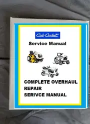 Cub Cadet LXT models riding tractor mower Service Repair Manual