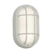 AFX CAPW050804L30EN Cape 1 Light 9" Tall LED Outdoor Wall Sconce - White