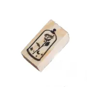 Rose Fox Wooden Rubber Stamp Creative Bullet Journal Supplies Wooden Stamps 6 Designs